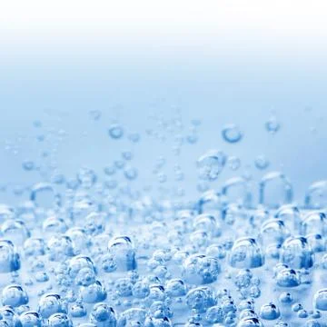Macro bubbles of water Foto stock