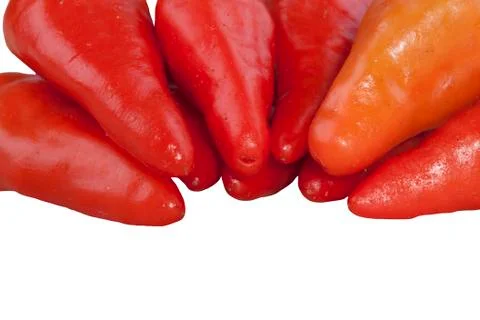 Macro cayenne pepper Stock Photos