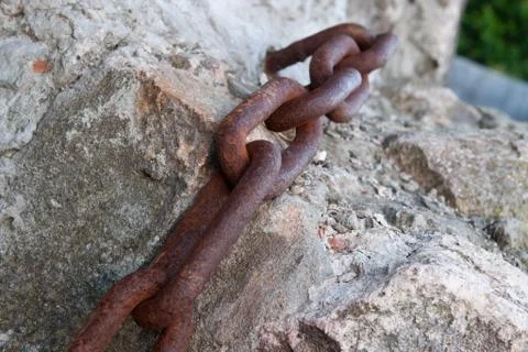 Macro chain link Stock Photos