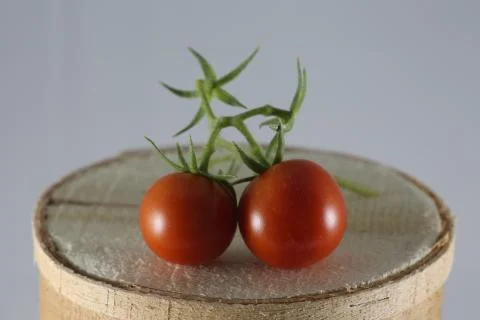 Macro cherry tomatoes Stock Photos
