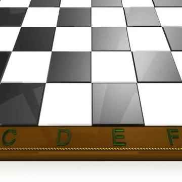 Macro chess board Stock Illustration
