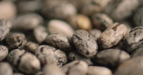 Macro chia seeds Stock Footage 68114268