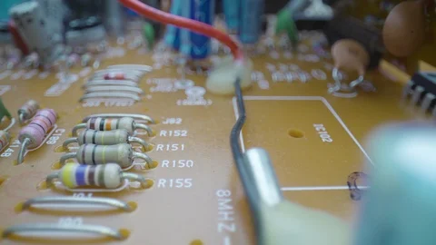 Macro Circuits Stock Footage 99562710