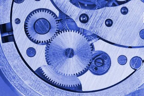 Macro of clock Macro of clock - abstract technology background Copyright: ... Stock Photos