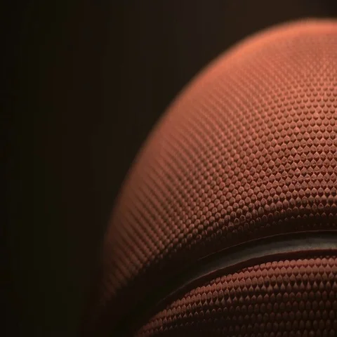 Macro Close up of Basketball. Stock Footage 69699291
