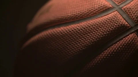 Macro Close up of Basketball. Video stock 69715018