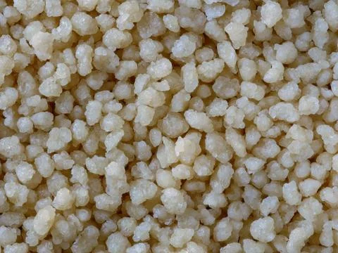 Macro Close-up of Couscous 库存照片