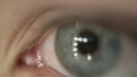Macro Close-up eye blinking 스톡 동영상 82997862