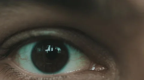 Macro close up of the eye 스톡 동영상 68020167