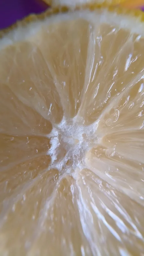 Macro Close Up of Fresh Lime.Flesh Texture Stock Footage 335536203