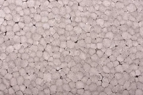 Macro close up of graphite polystyrene bubbles Stock Photos