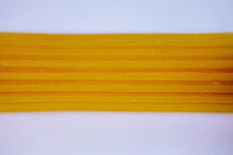 A macro close-up image showing the horizontally grooved texture. Foto stock