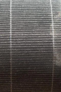 Macro close-up of the outer side of a clean air purifier filter. Detailed m.. Stock Photos