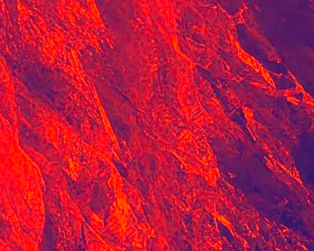 A macro close up photo of genuine natural cut quartz crystal with a duotone c Stock Photos