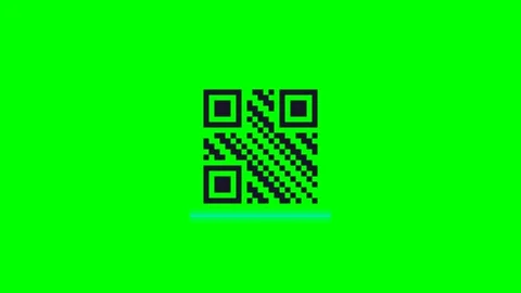 Macro Close-up QR Code Scanning and Verification Stock Footage 343378192