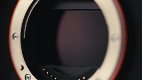 macro close up shot of a camera shutter ... | Stock Video | Pond5