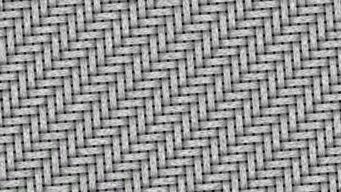 Macro close up shot of grey textile fabric surface showing intricate woven .. Stock Footage 337805160