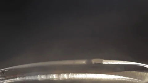 Macro close-up of a smoking hot tea cup Video stock 103147507
