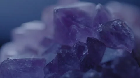 Macro close ups of beautiful Crystals and minerals Stock Footage 265680424