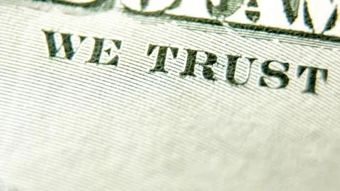 Macro close up of the US 100 dollar bill Stock-Fotos