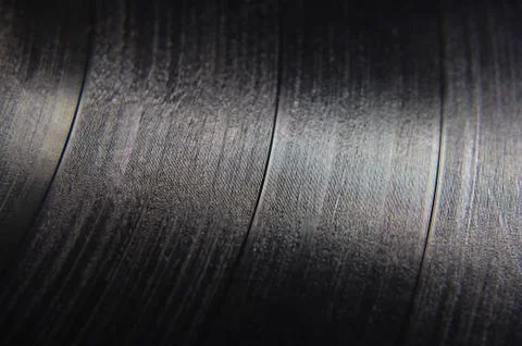 Macro close up of vinyl record Stock Photos