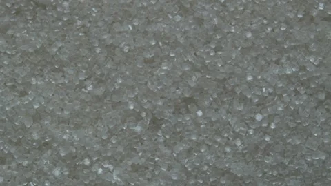 Macro close up of white refined sugar crystals Stockbeeldmateriaal 330657933