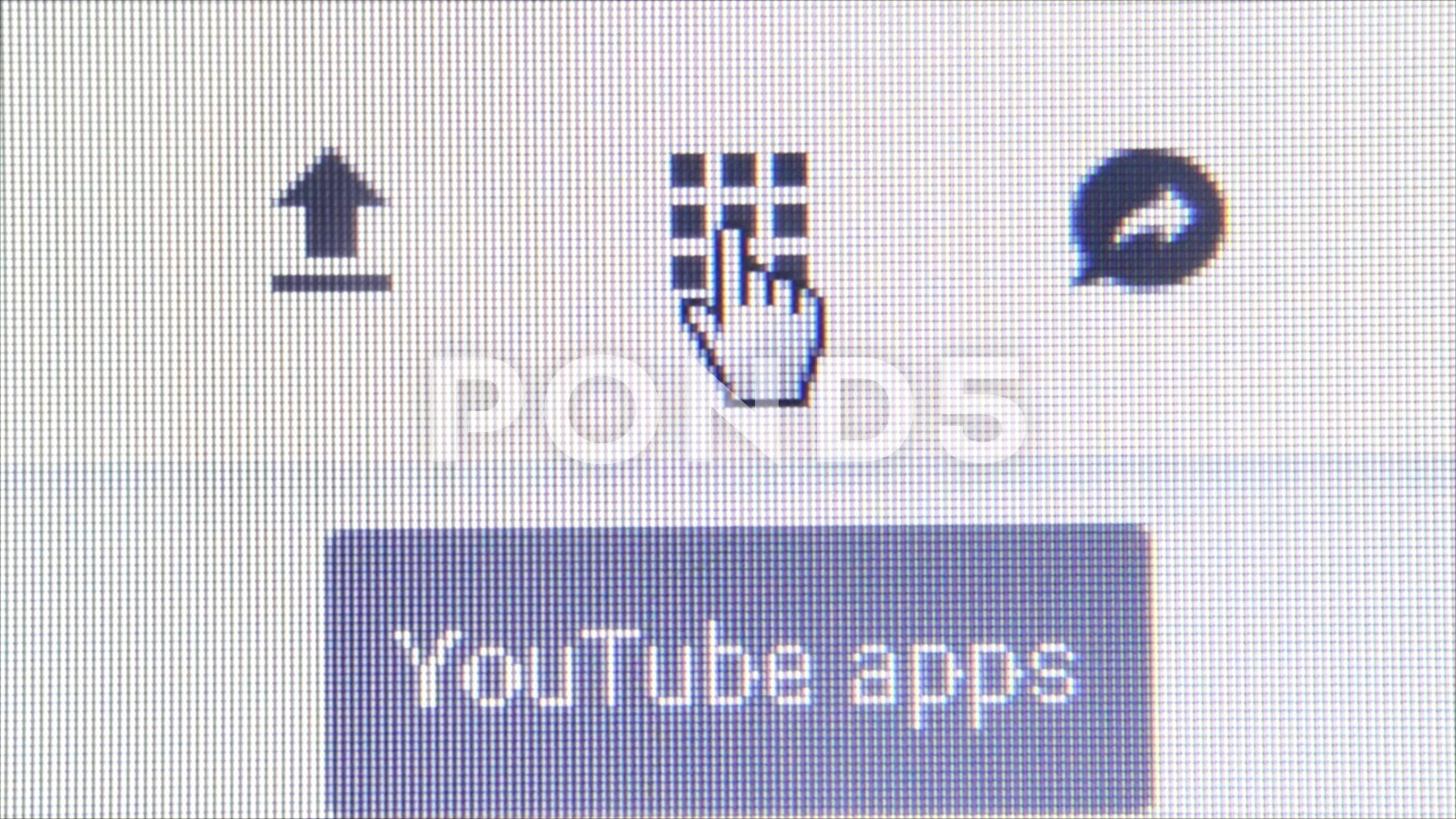 Macro Close Up Youtube Apps Icon Uploa Stock Video Pond5