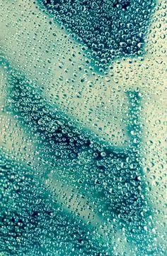Macro. Closeup cobweb with dew drops. Abstract background. Stock Photos