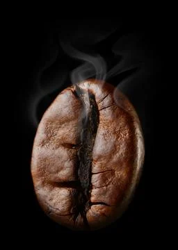 Macro coffee bean Stock Photos