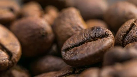 Macro of coffee seed Fotos Stock