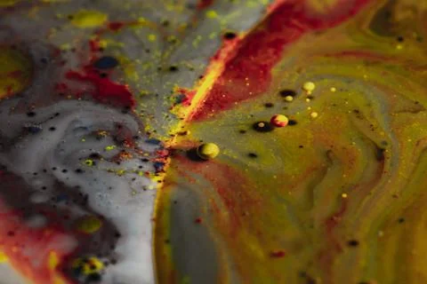 Macro of colored space. Beautiful texture abstraction Stockfoto's