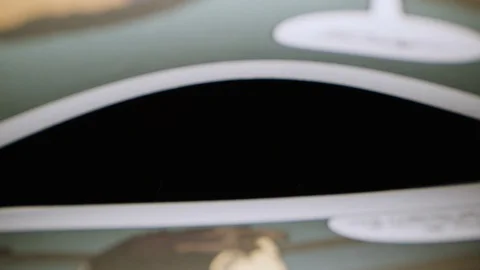 Macro Comic Book Pages 01 Stock-Footage 128213386