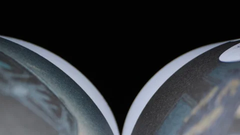 Macro Comic Book Pages 11 Stock-Footage 128190558