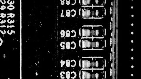 Macro computer electronics background texture top view Stock Footage 102203674