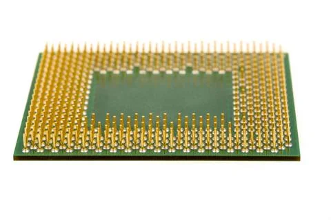 Macro of computer processor isolated macro of computer processor isolated ... 스톡 사진