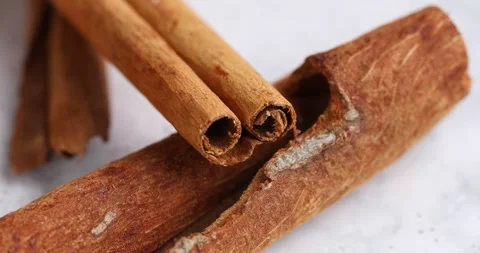 Macro concept of structure of cinnamon sticks Stockbeeldmateriaal 167572705