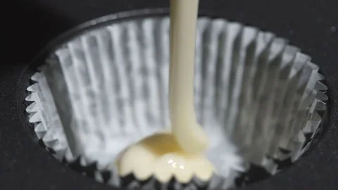 Macro Cupcake 2 Stock Footage 77256797