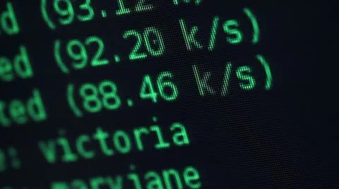 Macro Data Stock Footage 22777344