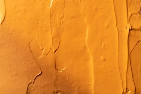 Macro delicious chocolate cake ,surface of Chocolate cake , yellow background Stock Photos