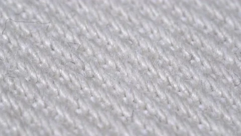 Macro detail of the texture of a white sofa fabric 動画素材 164992182