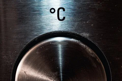 Macro details of the knobs on the oven 写真素材