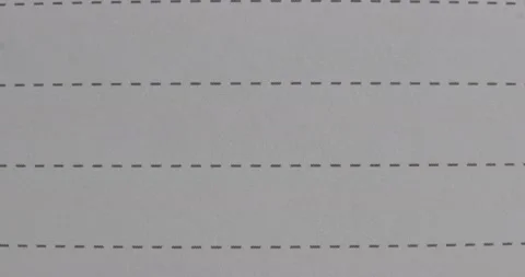 Macro dotted lines on paper. Close-up of the sheet texture with vertical stripe Vidéo 165265208
