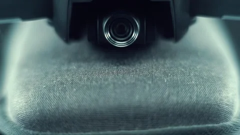 Macro Drone Camera Lens on a stabilizer and sensors, hyper close up, Video stock 291773128