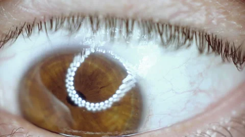 Macro extreme cu eye iris, twitching,disturbing, slow motion Stock Footage 55312307