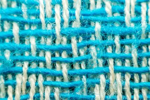 Macro of fabric weave texture surface Foto stock