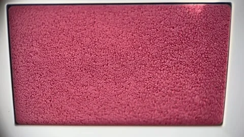 Macro Face Blush, Slider Shot Stock Footage 297082748