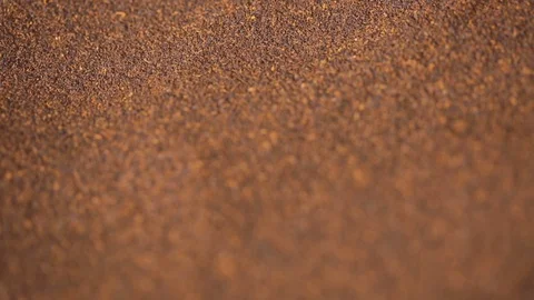 Macro Fine Tea Focus Pull Video stock 125303120