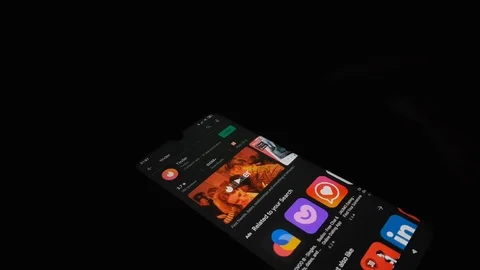 Macro Of A Finger Touching Tinder App install On A Smartphone In Usa 2019 Stock Footage 122769456