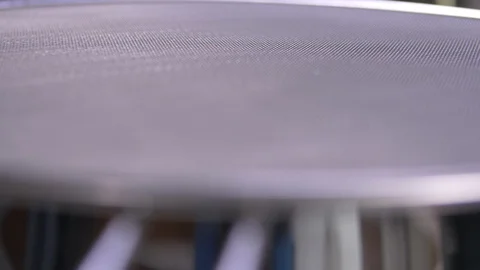 Macro Focus with Downward Movement on Mesh Stock-Footage 97599460