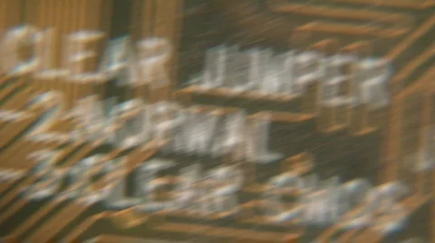 Macro Footage Computer Circuit Boards 4 Stock Footage 108286